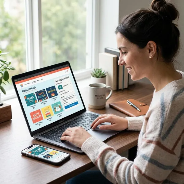 How to buy and send a gift card online