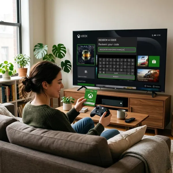 How to redeem an Xbox gift card